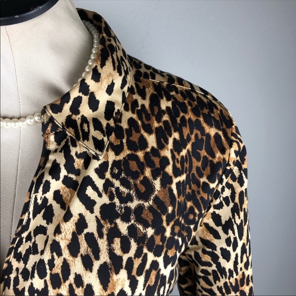 SOLD ❗️Lane Bryant Leopard Print Top 16 - Picture 3 of 5